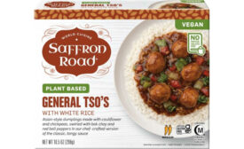 Plant based General Tsos frozen meal Saffron Road