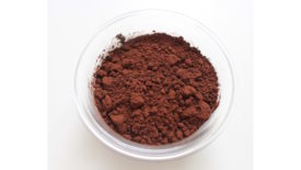 A bowl of cocoa powder