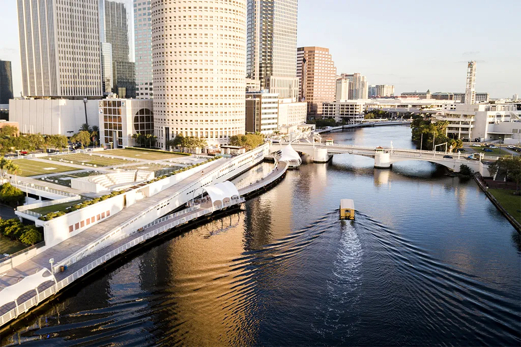 The Riverwalk in Tampa, Florida