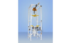 MTS custom bulk bag discharge system