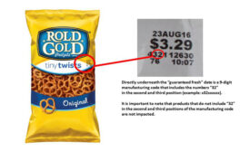 pretzel recall for peanut allergen