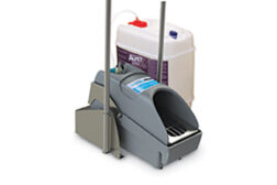 Footwear sanitizing system