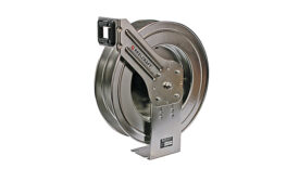 Stainless steel hose reels