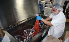 mixing and blending spices