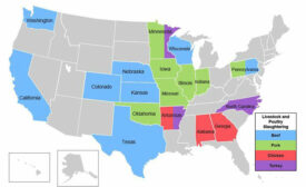 states with meat slaughtering facilities