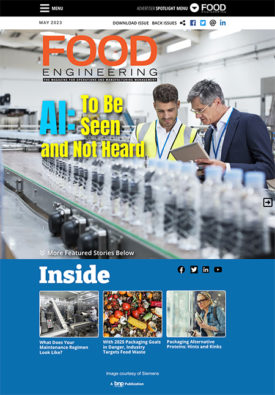 FOOD ENGINEERING | Covers the food and beverage processing industry ...