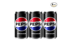 Cans of Pepsi Zero Sugar