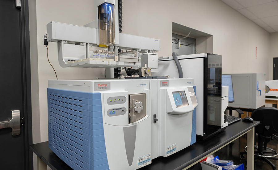 GC-MS is used to identify odor-causing substances