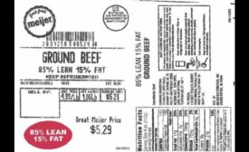 Recalled ground beef